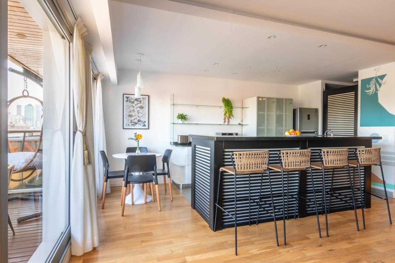 Family Apartment With Puente De La Mujer View In Puerto Madero Buenos Aires Bagian luar foto